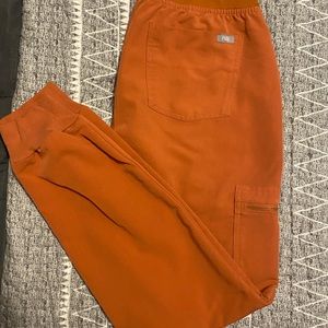 Tan/orange Figs scrubs size small joggers.